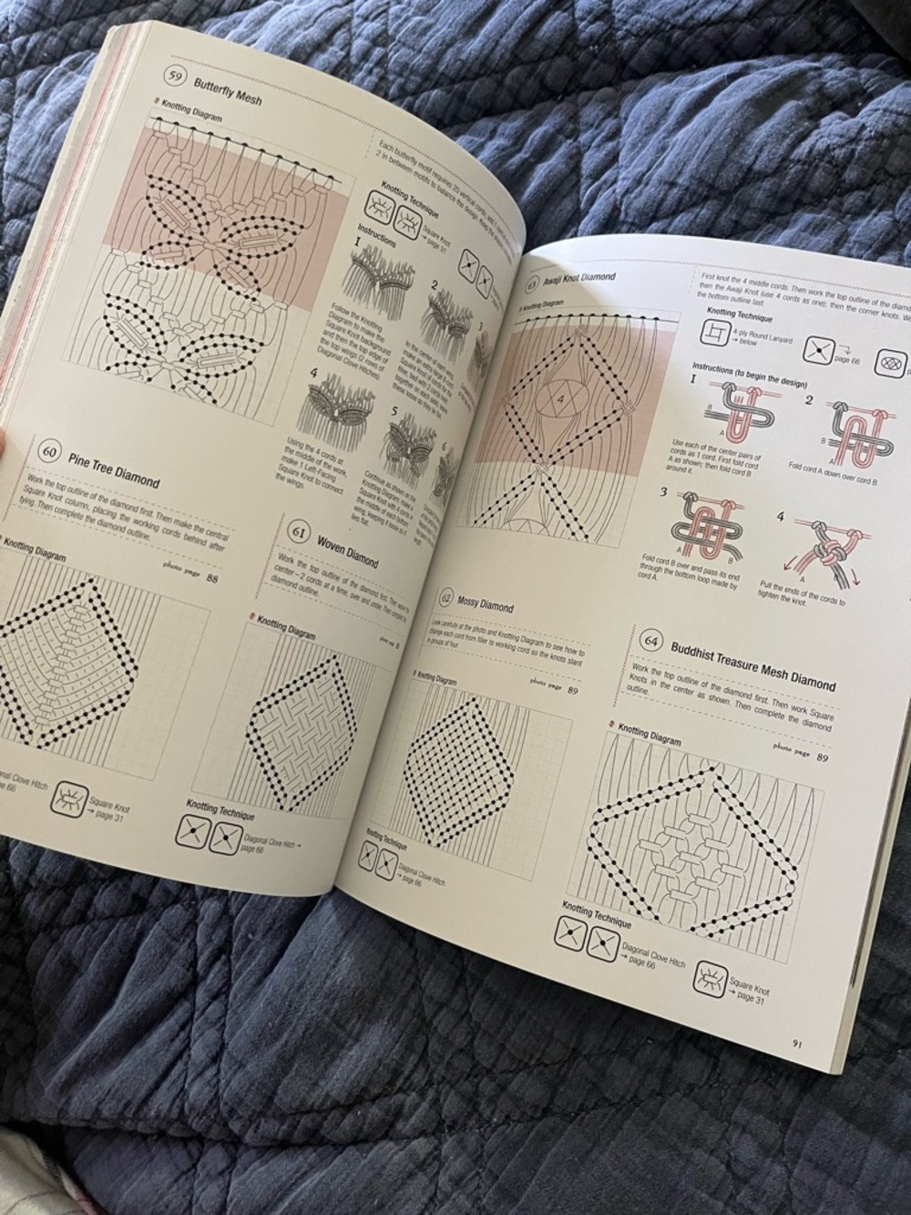 Macrame Patterns Book, How-to DIY - Picture 3 of 4